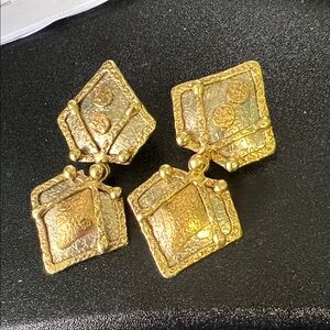 Elegant Gold-Tone Earrings